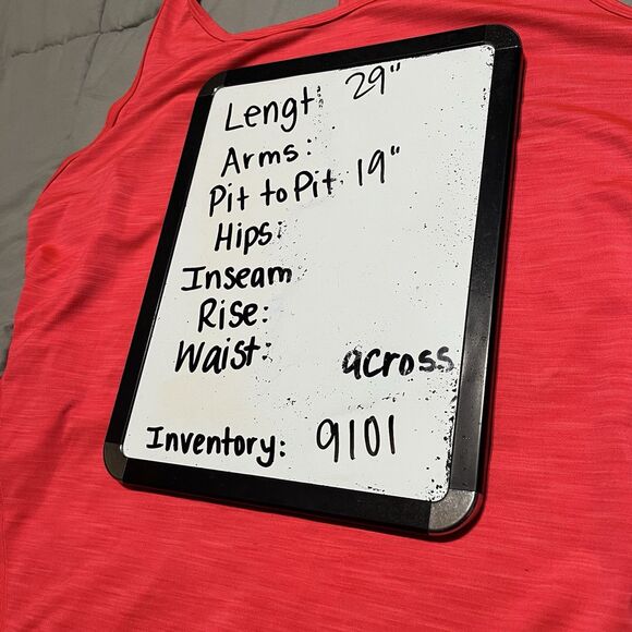 Calvin Klein Performance Quick Dry Hot Pink Racerback Stretch Tank Top Size M - Picture 9 of 9